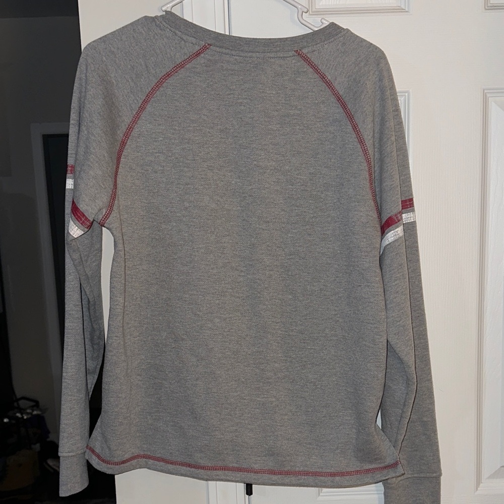 Colosseum Gray Sweatshirt with Red Logo - Picture 5 of 5